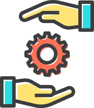 seo ve optimizasyon düz vektör simgesi.