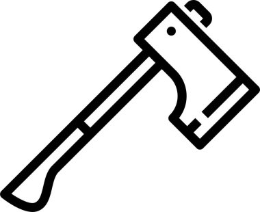 Balta. Web simgesi vektör illüstrasyonu