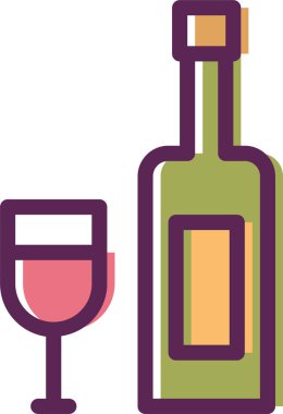 Şarap bardakları. Basit tasarım