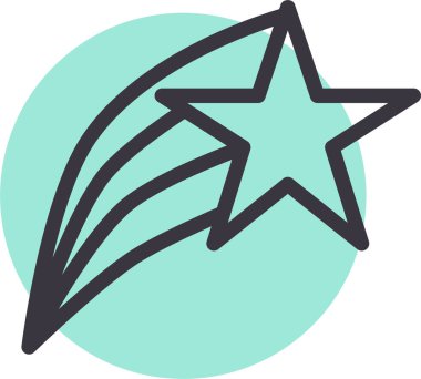 Yıldız. Web simgesi basit illüstrasyon