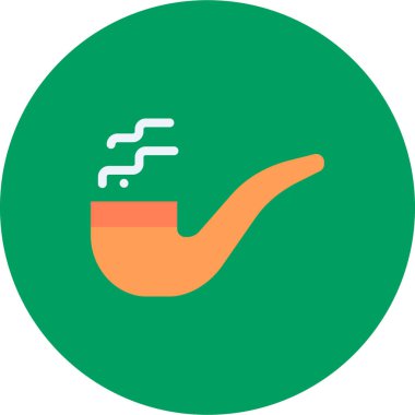 yeşil ve beyaz vektör simgesi