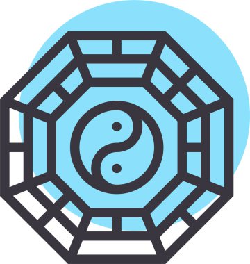 Tasarım için güzel bir dekoratif elementin vektör çizimi