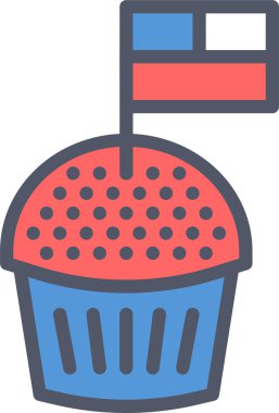 Tatlım. Web simgesi basit tasarım