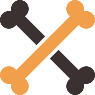 vector illustration of a bones