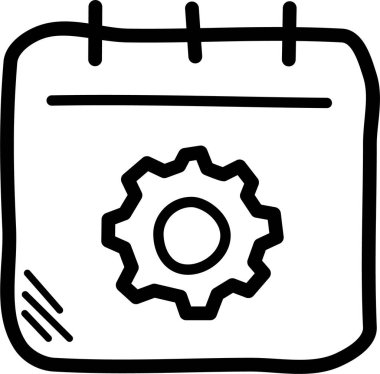 Üzerinde notlar olan bir pano. vektör illüstrasyonu