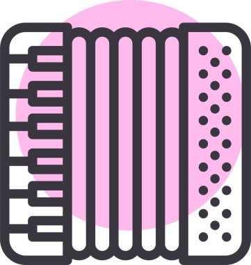 Modern simgenin vektör illüstrasyonu