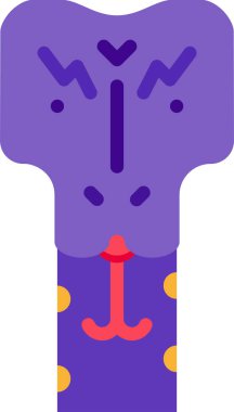 Yüzü olan bir adamın çizimi