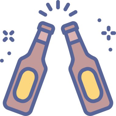 Bira. Web simgesi basit illüstrasyon