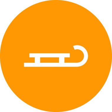 Noel Baba 'nın kızağı. Basit tasarım