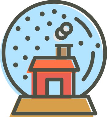 Ev. Web simgesi basit illüstrasyon