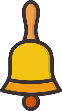 Zil. Web simgesi basit illüstrasyon