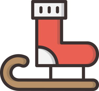 Noel Baba 'nın kızağı. Basit tasarım