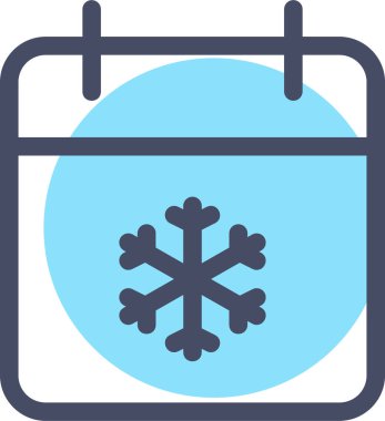 Kar tanesi. Web simgesi basit illüstrasyon