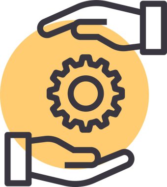 seo ve optimizasyon renkli vektör simgesi.