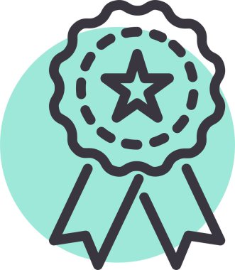 Noel ve yeni yıl düz simgesi