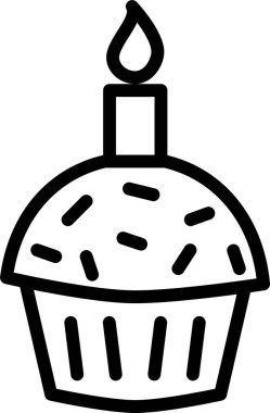 Tatlım. Web simgesi basit tasarım