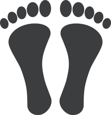 foot print. web icon