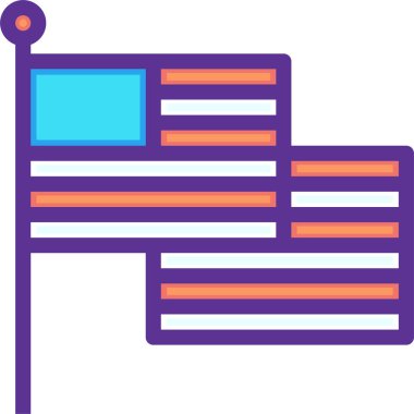 Çit. Web simgesi basit illüstrasyon