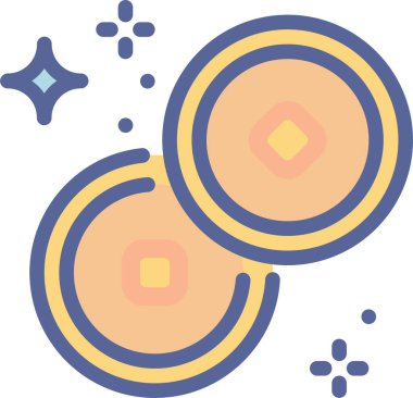 bir yıldızın düz vektör çizimi