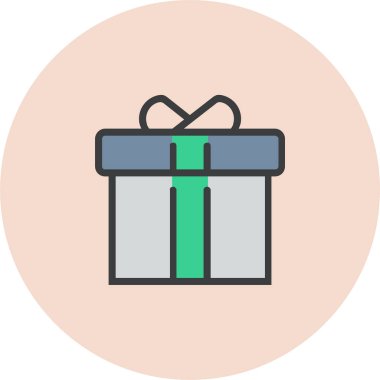 Hediye ikonu. Web tasarımı