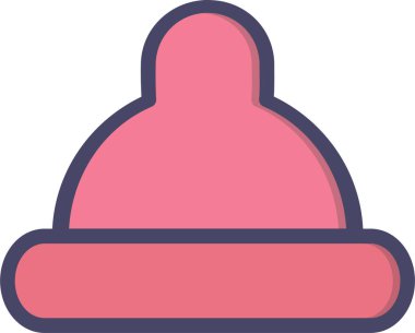 Noel şapkası. Basit tasarım