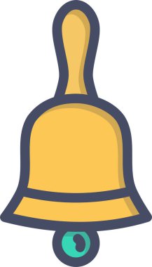 Zil. Web simgesi basit illüstrasyon