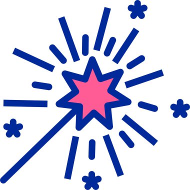 mavi ve beyaz yıldızlar, vektör illüstrasyonu