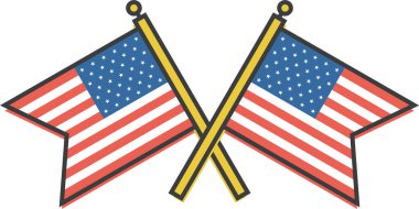 Farklı ülkelerin bir grup bayraklarının çizimi