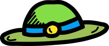 Aziz Patrick 'in şapkası, vektör çizimi.