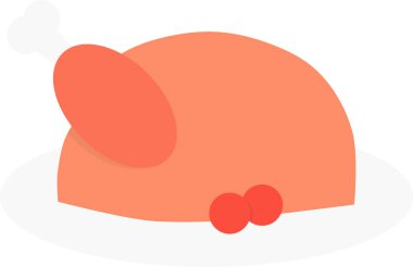 Kızarmış hindi tavuğunun resmi.