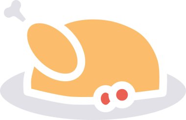 Kızarmış hindi tavuğunun resmi.