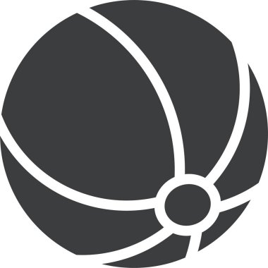 Top. Web simgesi basit illüstrasyon