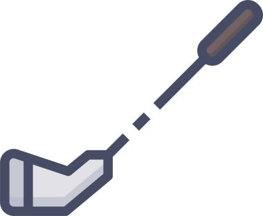 golf web simgesi basit illüstrasyon  