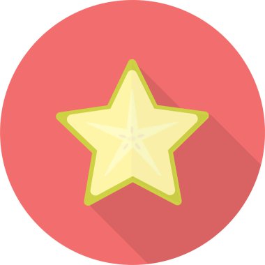 yıldız simgesi, vektör çizimi