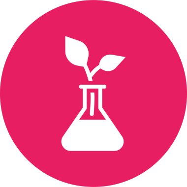 Bitki simgesinin vektör illüstrasyonu