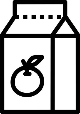 Portakal suyu. Web simgesi basit illüstrasyon