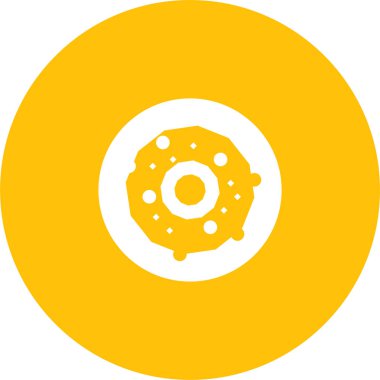 donut. Web simgesi basit illüstrasyon 