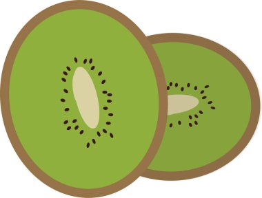 Kivi. Web simgesi basit illüstrasyon 