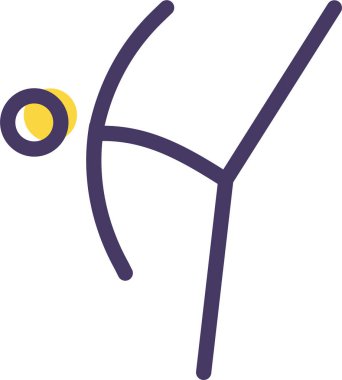 Tekvando. Web simgesi basit illüstrasyon