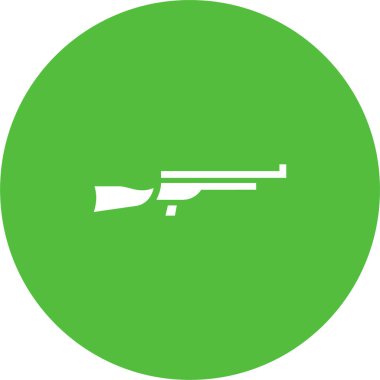 Askeri silah simgesinin vektör çizimi