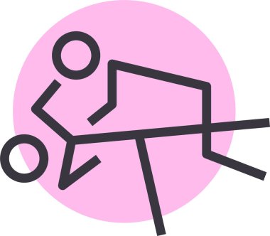 judo. Web simgesi basit illüstrasyon