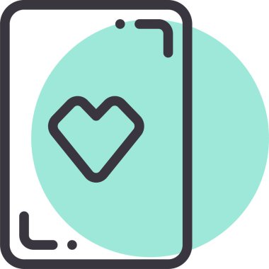 Kumarhane kartlarının vektör illüstrasyonu