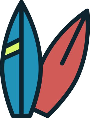 Sörf. Web simgesi basit illüstrasyon