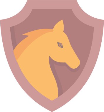 At kafalı bir kalkan.