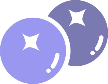 yaban mersini ikonu vektör çizimi 