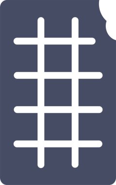 ızgara. Web simgesi basit illüstrasyon