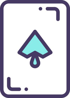 Kumarhane kartlarının vektör illüstrasyonu