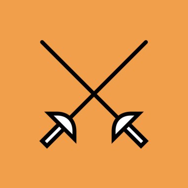 Eskrim web simgesi basit illüstrasyon