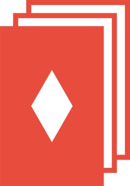 Kumarhane kartlarının vektör illüstrasyonu