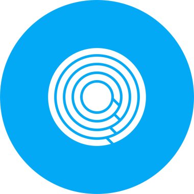 Hedef. Web simgesi vektör illüstrasyonu 